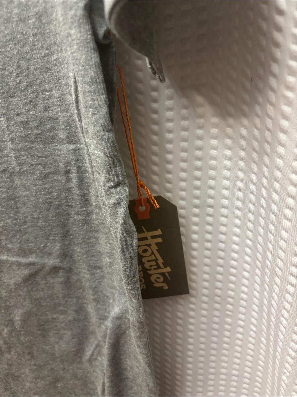 Howler Brothers Gray Tee with Navy Logo - Picture 4 of 8